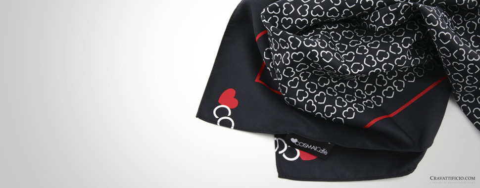 foulard personalizzato con logo