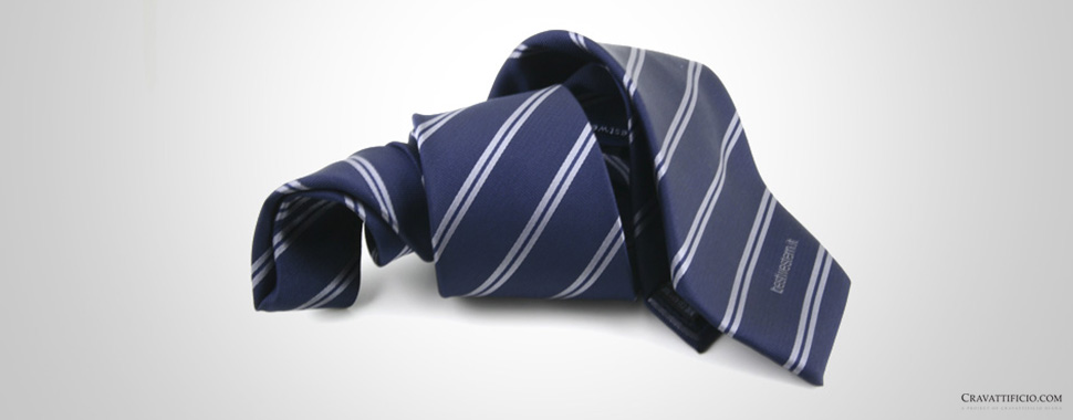 Cravatta personalizzata grigia